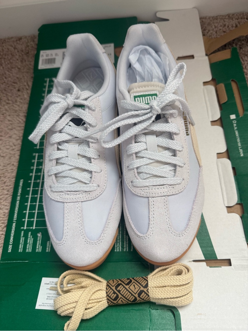 Puma Silver mist/gold Athletic Sneakers